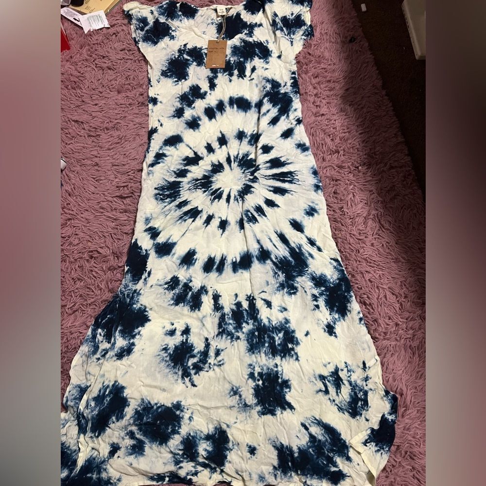 Tie dye long dress